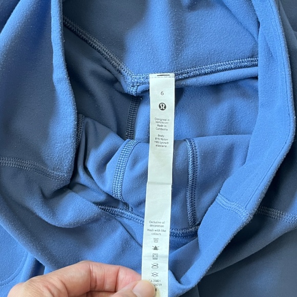 Lululemon Align Wide Leg 23" Crop Pants - Women's Size 6 - Blue - Picture 5 of 11